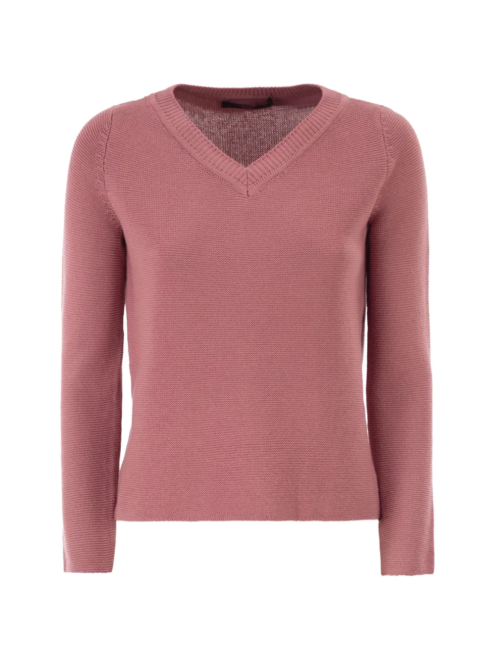 Weekend Max Mara Maglione Wkdago in cotone con scollo a V - Rosa