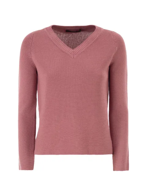 Weekend Max Mara Wkdago V-neck cotton sweater