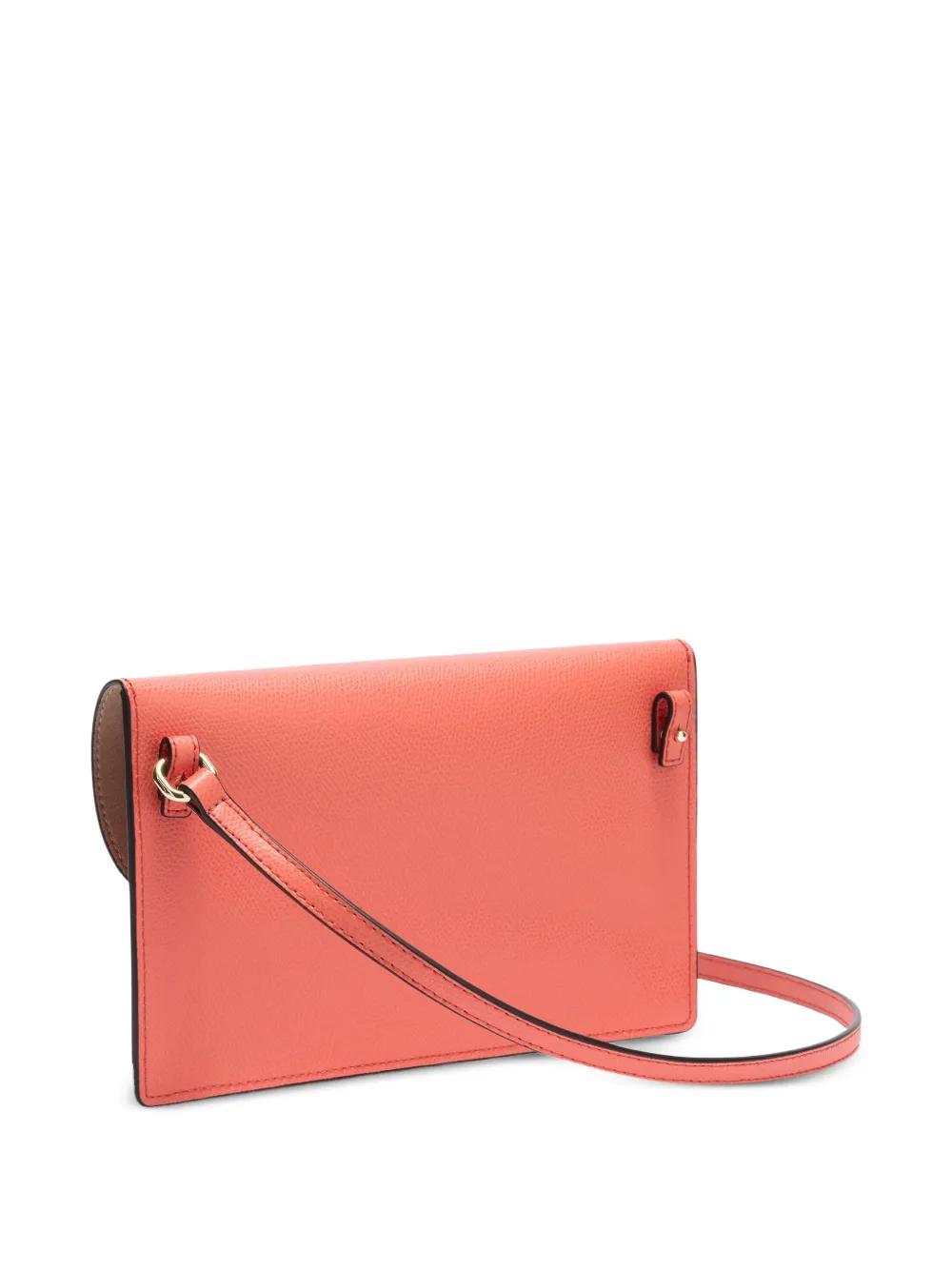Furla Lea leren clutch met klep Roze