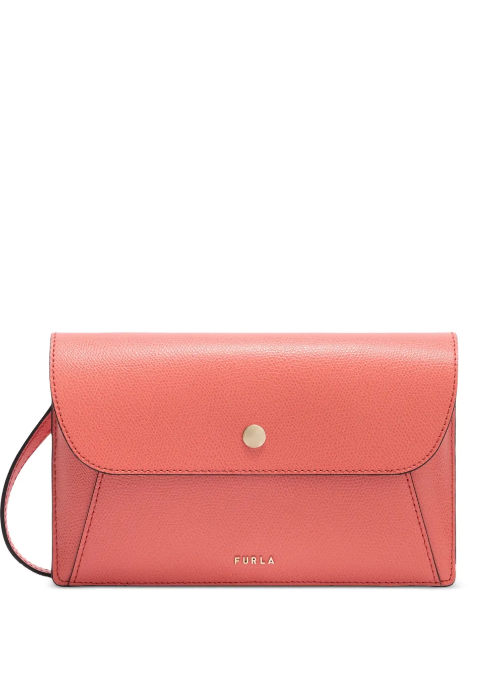 Furla Clutch Lea in pelle con battente - Rosa
