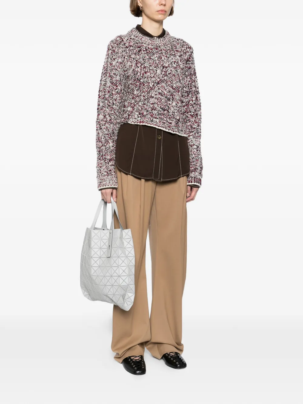 Bao Issey Miyake Prism Plus shopper Grijs