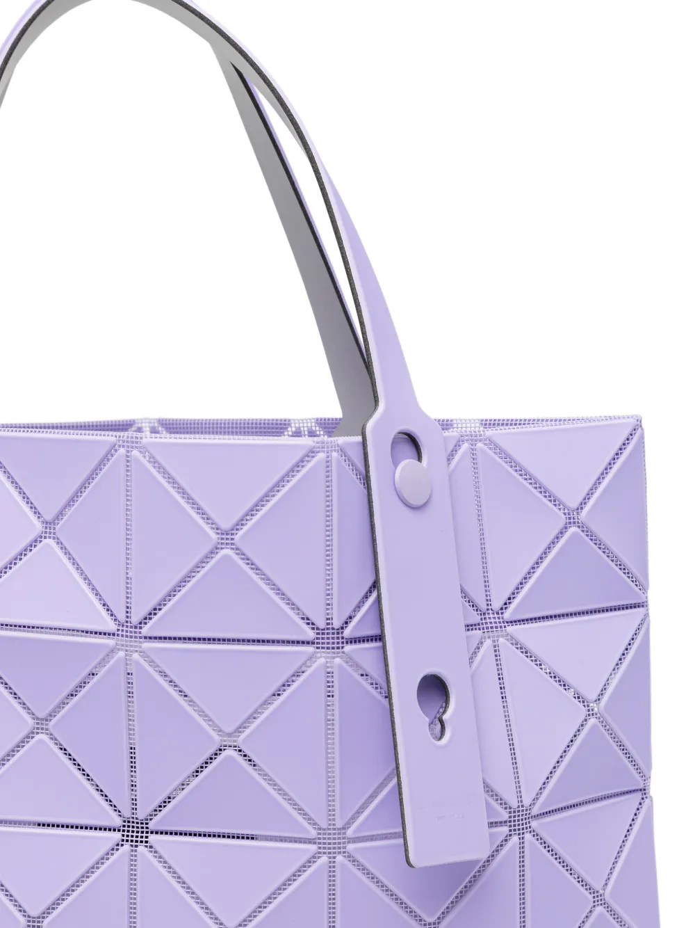 purple lucent tote bag