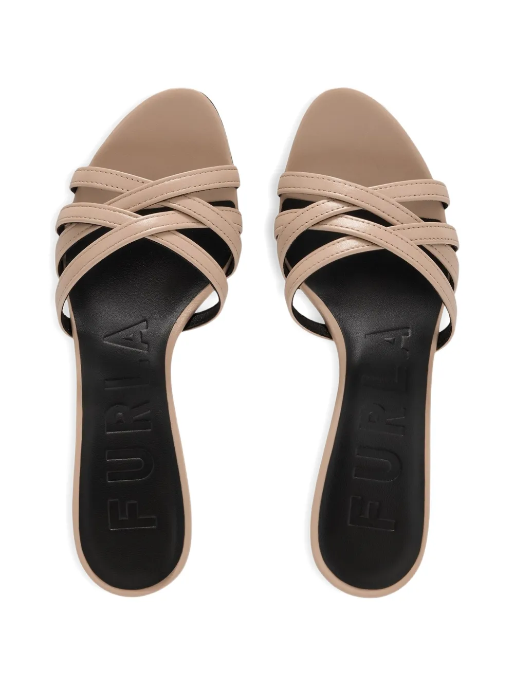 Furla Leren sandalen Beige