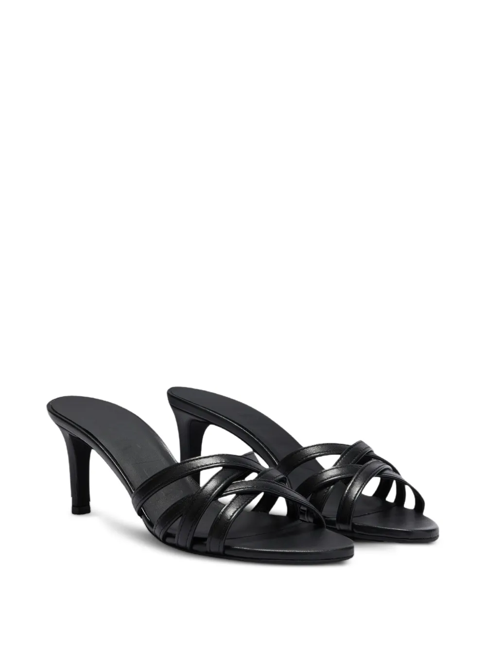 Furla Leren sandalen Zwart