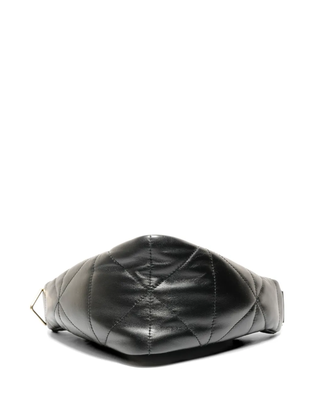 Triangle-Shaped Quilted Cross Body Bag