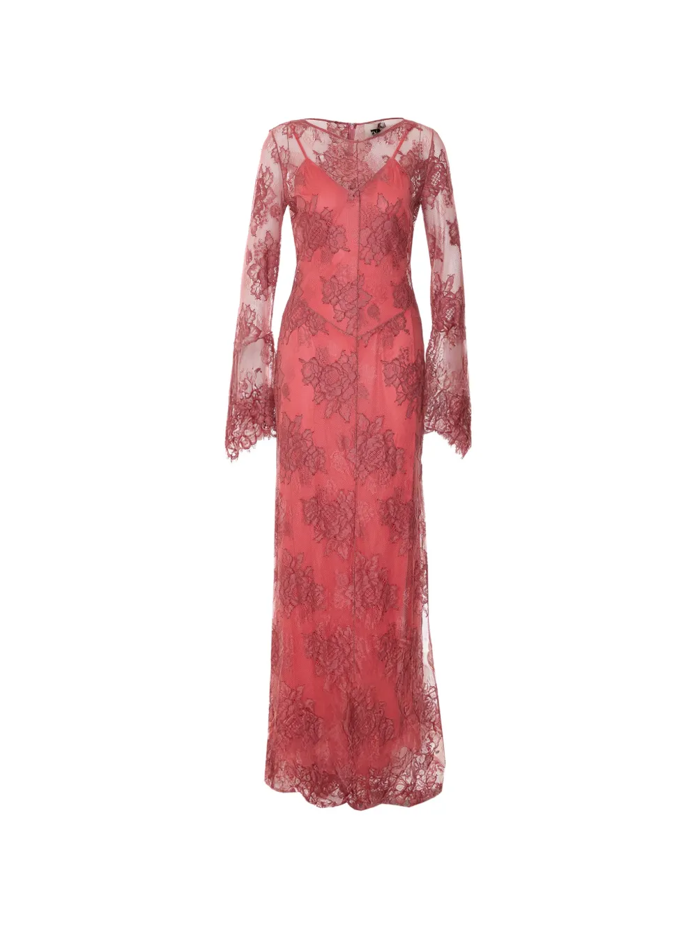 Aniye By lace long-sleeve maxi dress - Rosa
