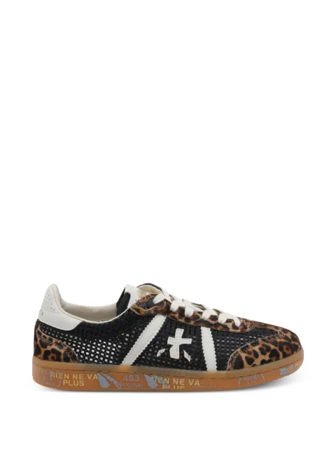Premiata animal-print lace-up sneakers