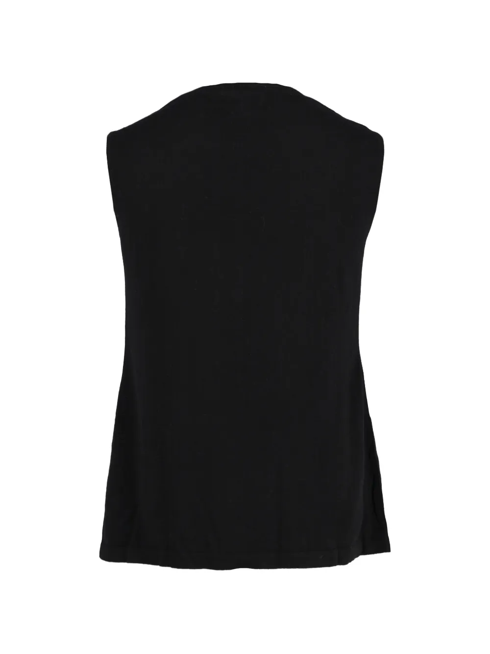 Sleeveless Wool Vest