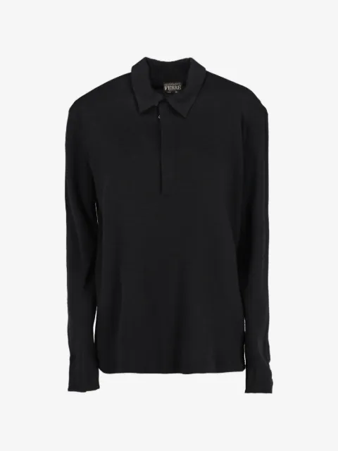 Gianfranco Ferré Pre-Owned concealed-fastening polo top