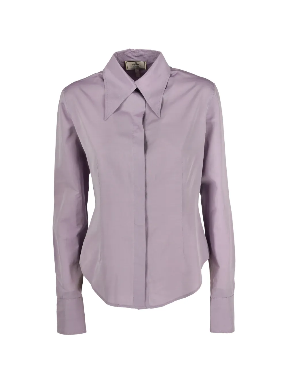 Fendi Pre-Owned point-collar shirt - Viola
