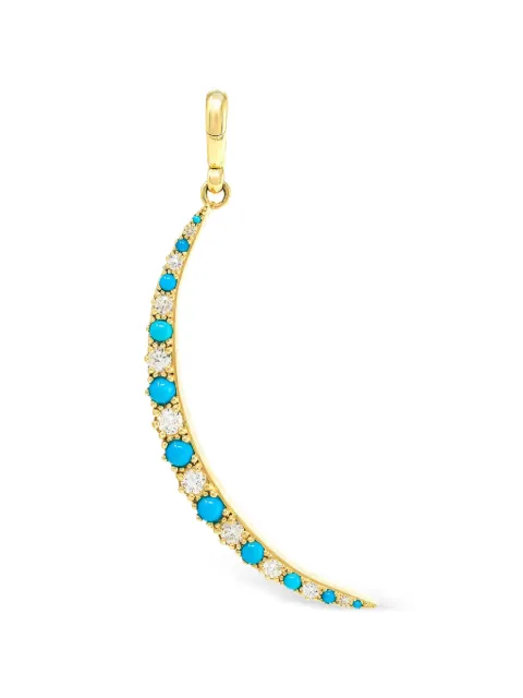 Jenna Blake turquoise diamond pendant