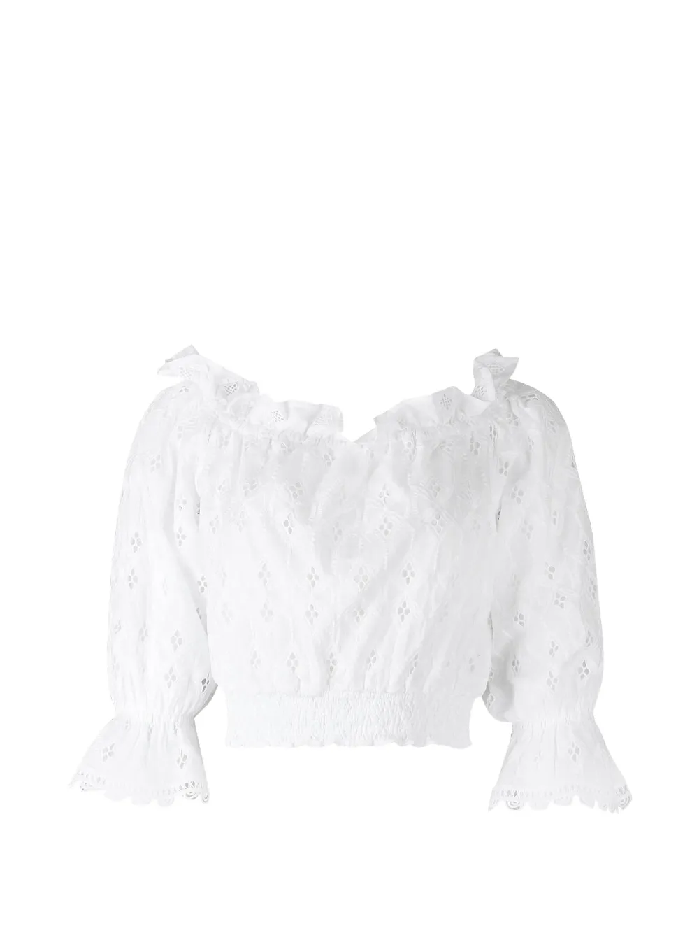 Ruffled-Detail Blouse