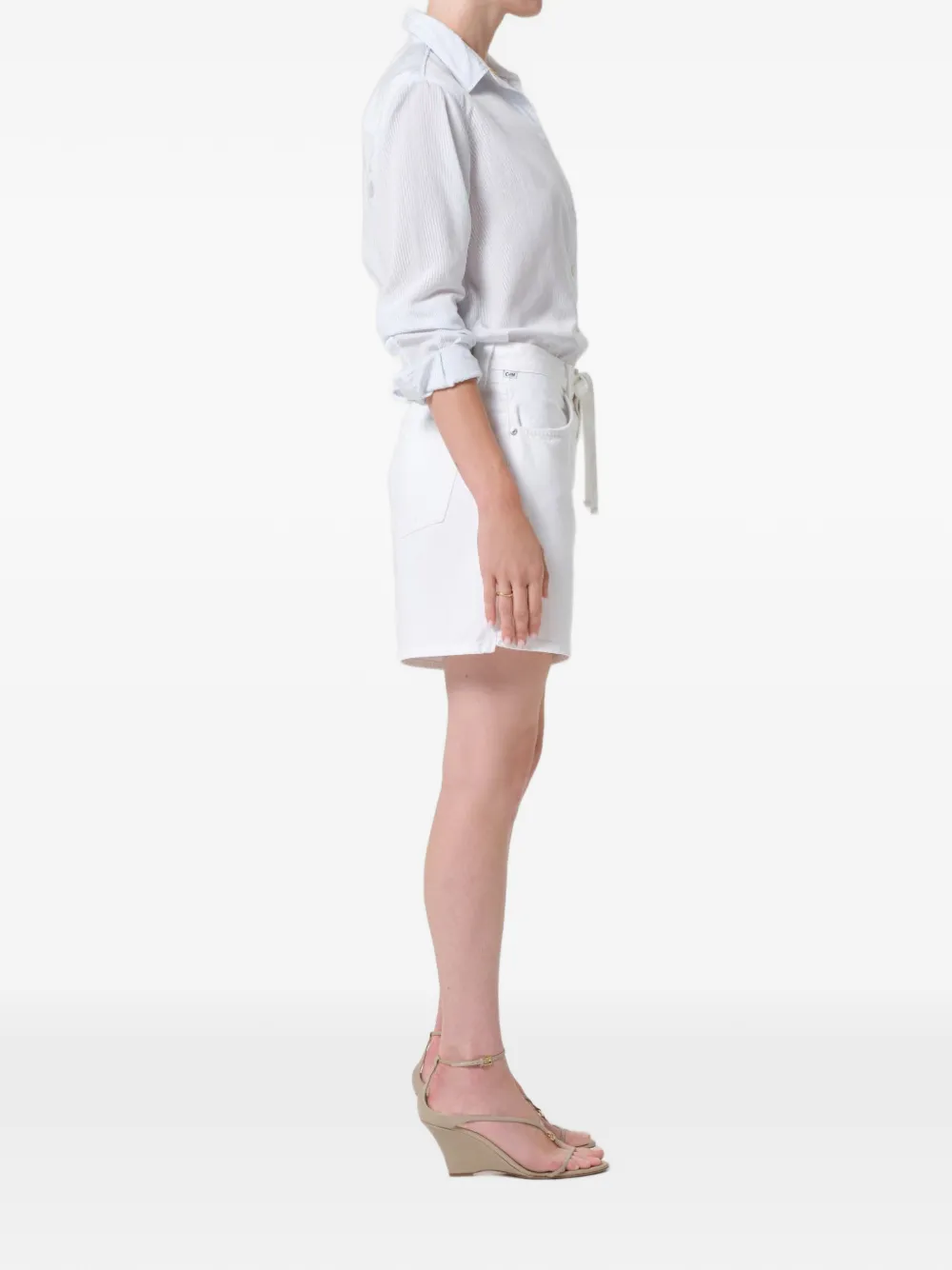  Citizens Of Humanity Drawstring Shorts - White 