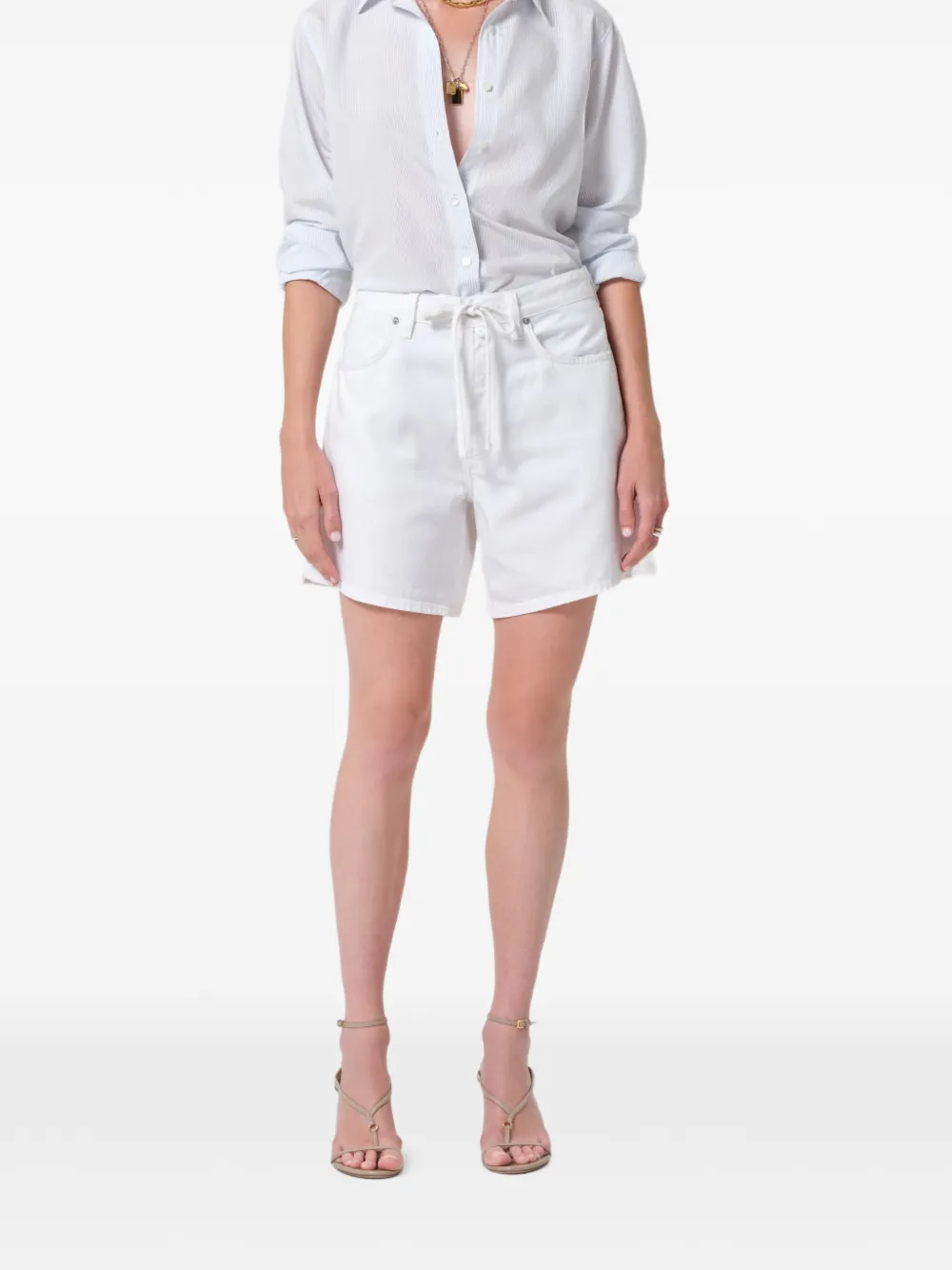  Citizens Of Humanity Drawstring Shorts - White 