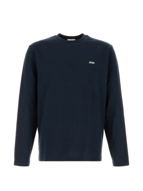 Autry long-sleeve logo-embroidered T-shirt