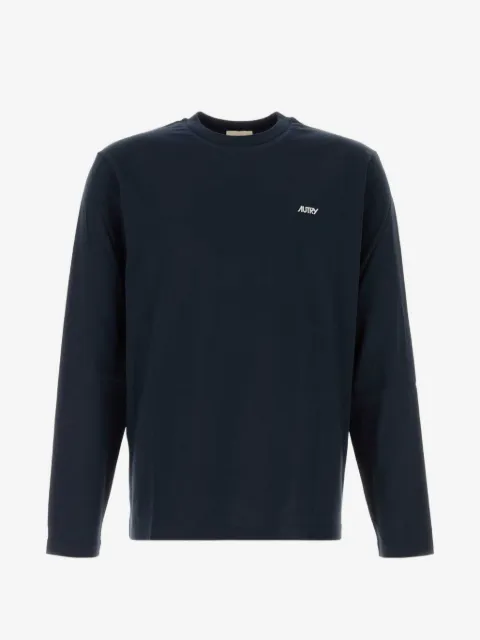 Autry long-sleeve logo-embroidered T-shirt