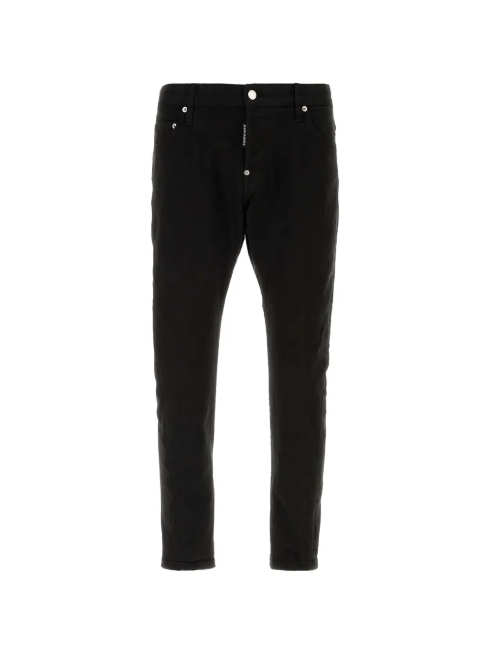 DSQUARED2 button stretch slim jeans - Nero