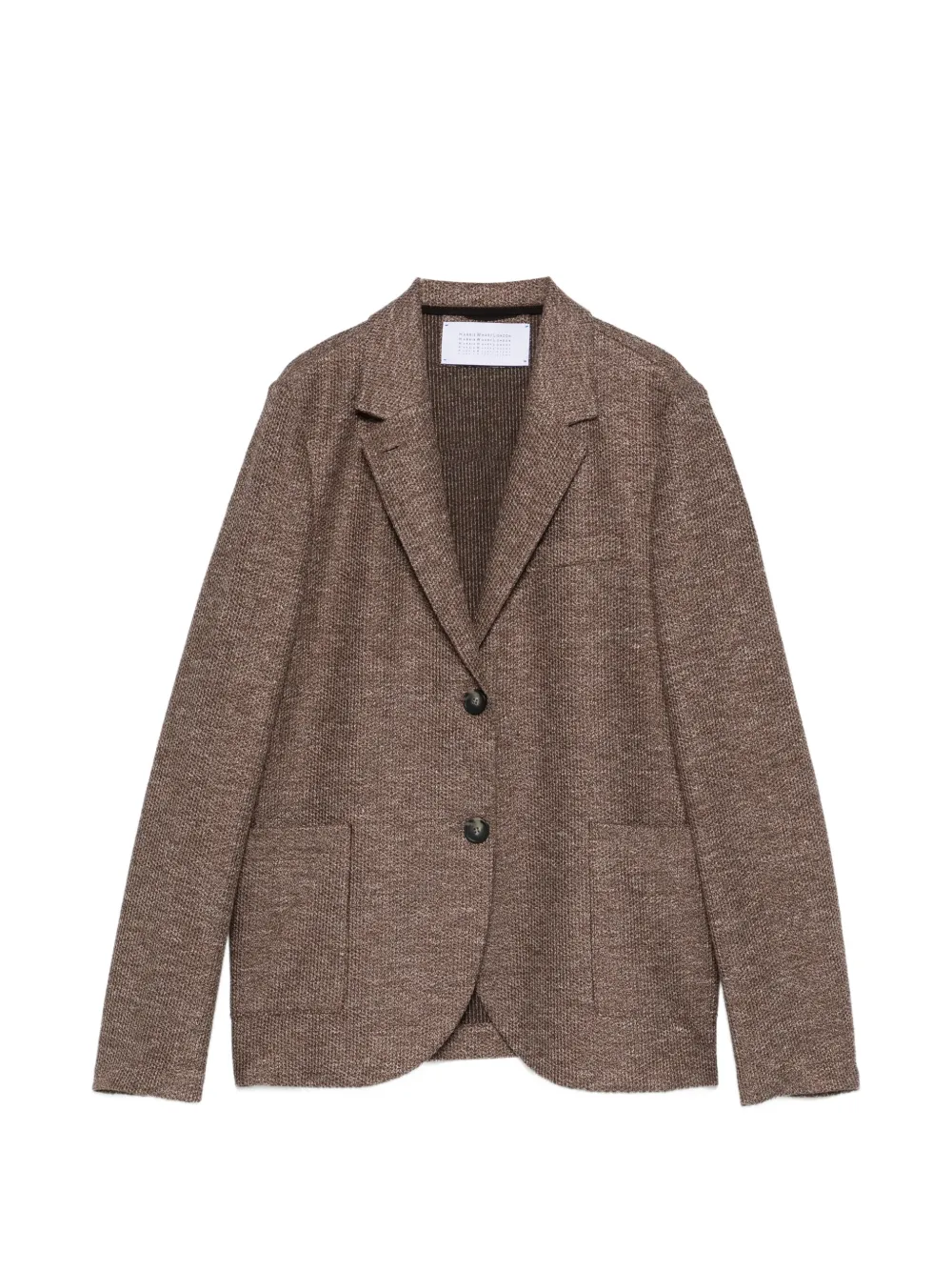 Harris Wharf London notched-lapels blazer - Marrone