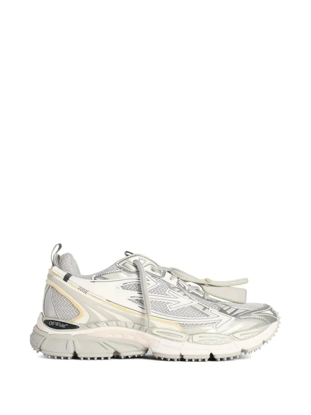 Off-White Be Right Back sneakers met logo Grijs