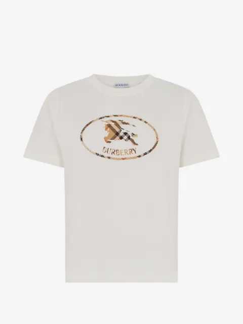 Burberry playera con logo bordado