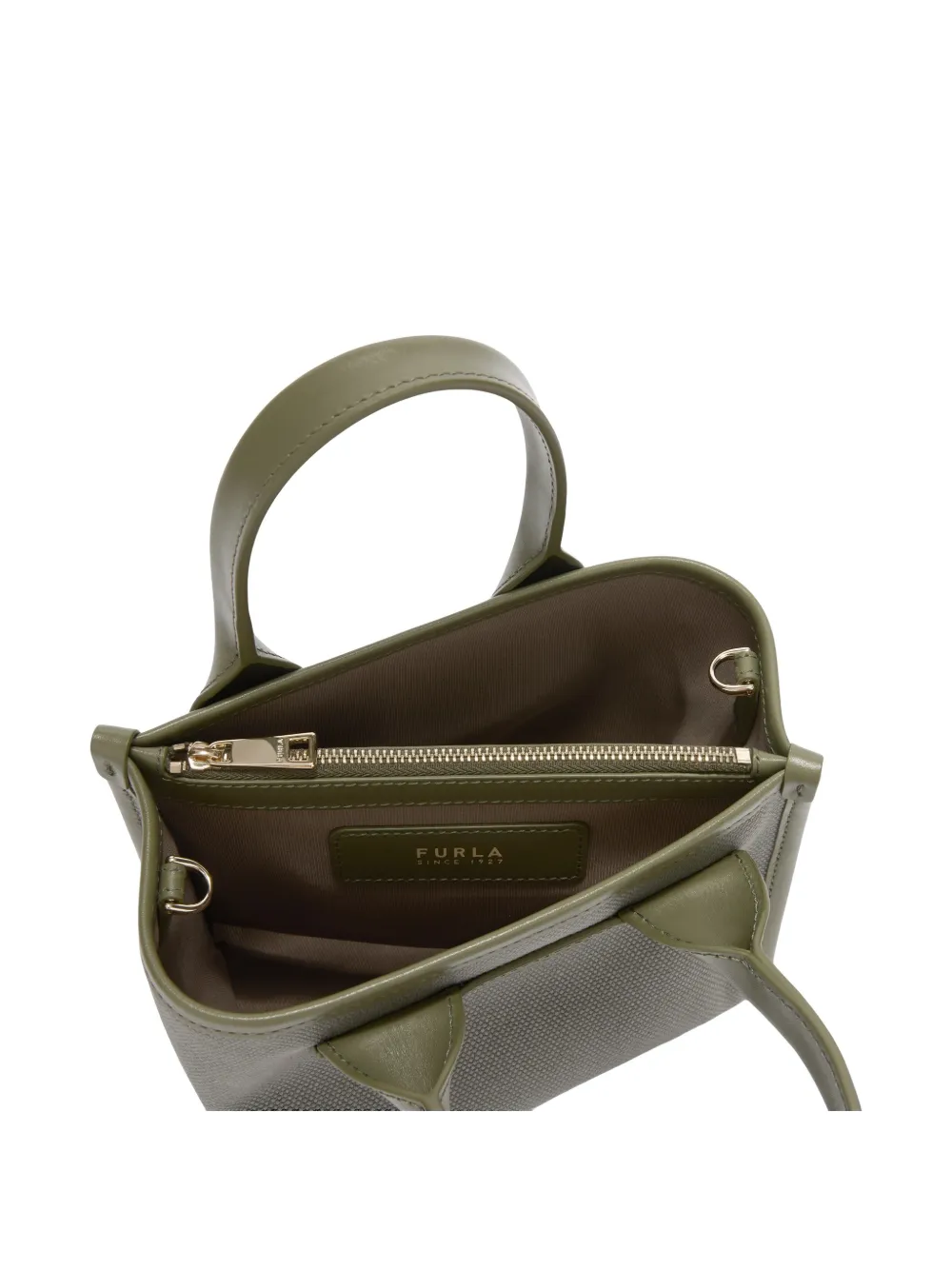 Furla Divide It mini-shopper Groen