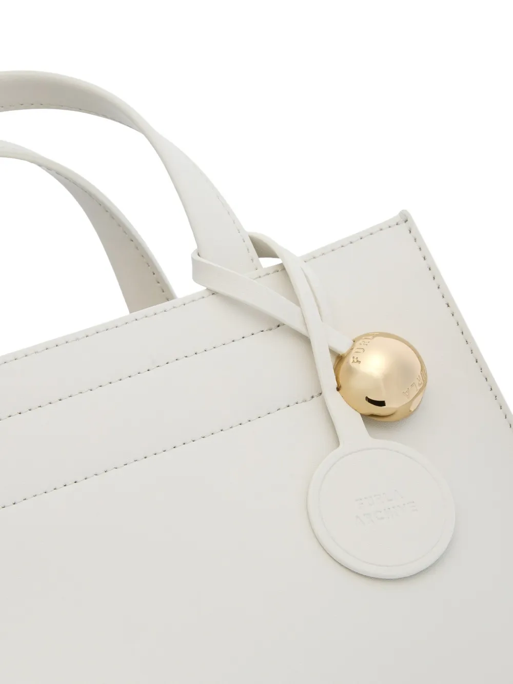 Furla Divide shopper met bal-bedel Wit