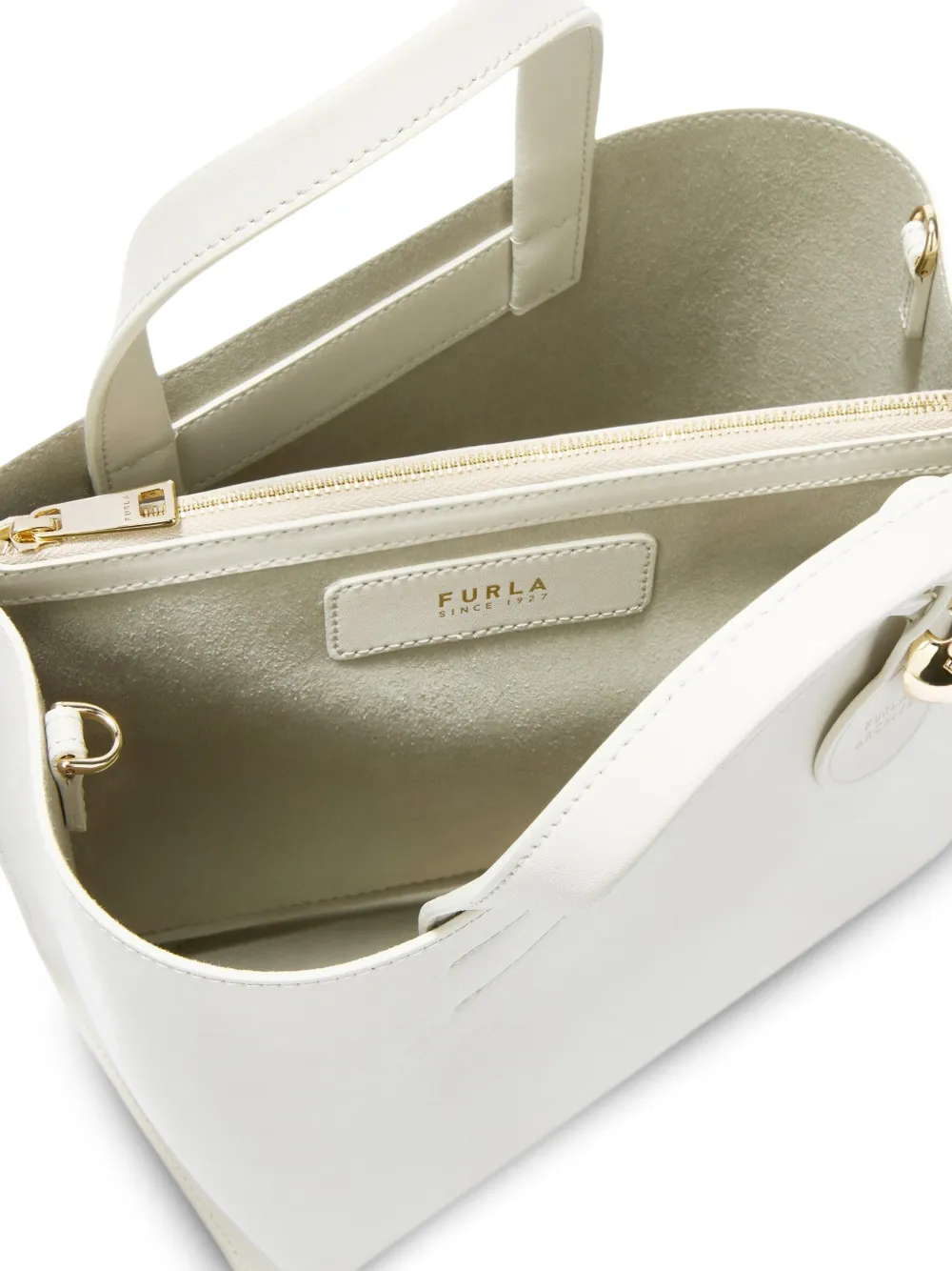 Furla Divide shopper met bal-bedel Wit