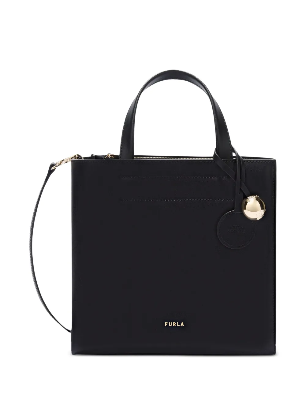 Furla Division It Tote Bag mit Reißverschluss - Schwarz