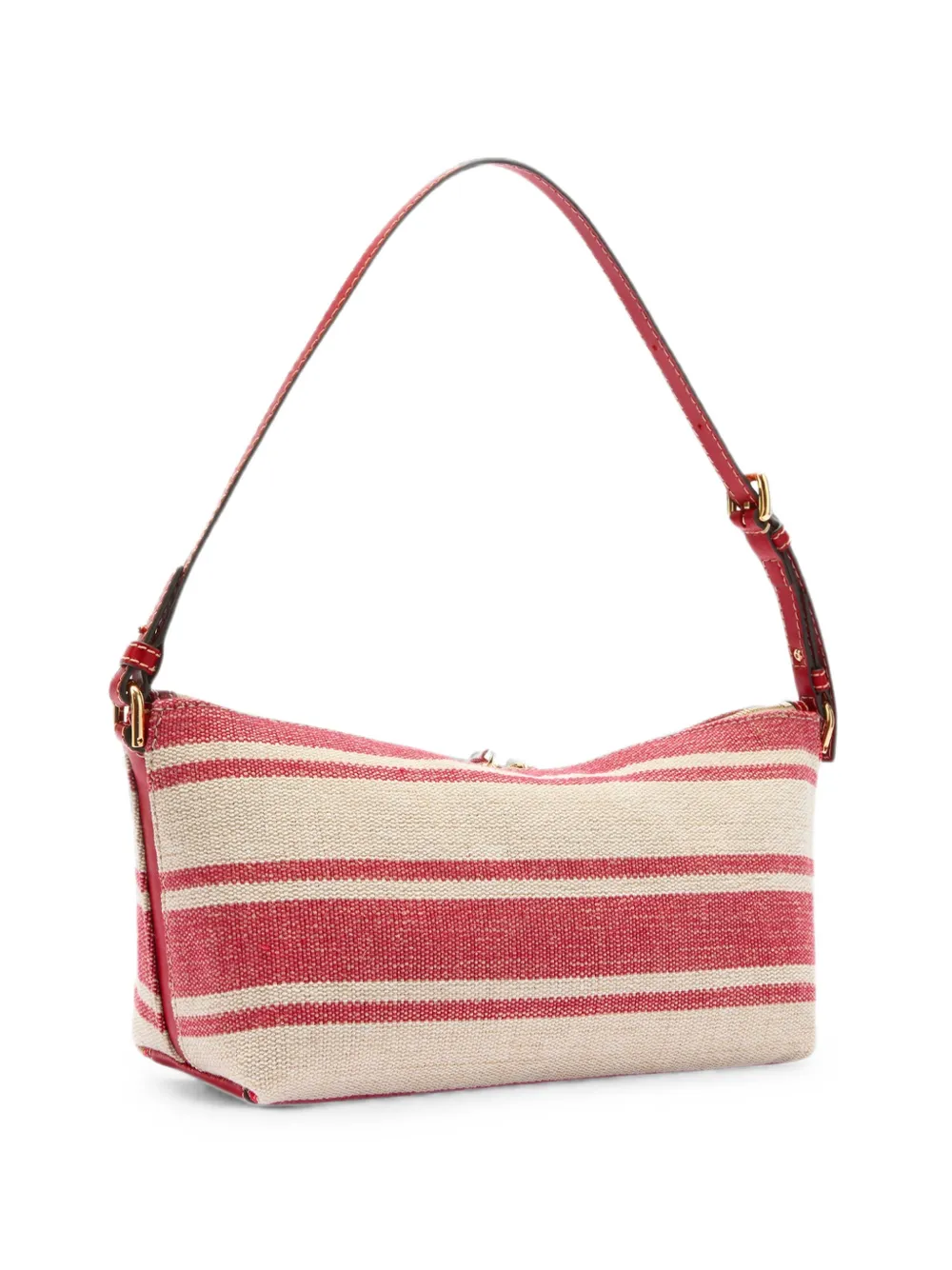 Furla Debby gestreepte schoudertas Rood