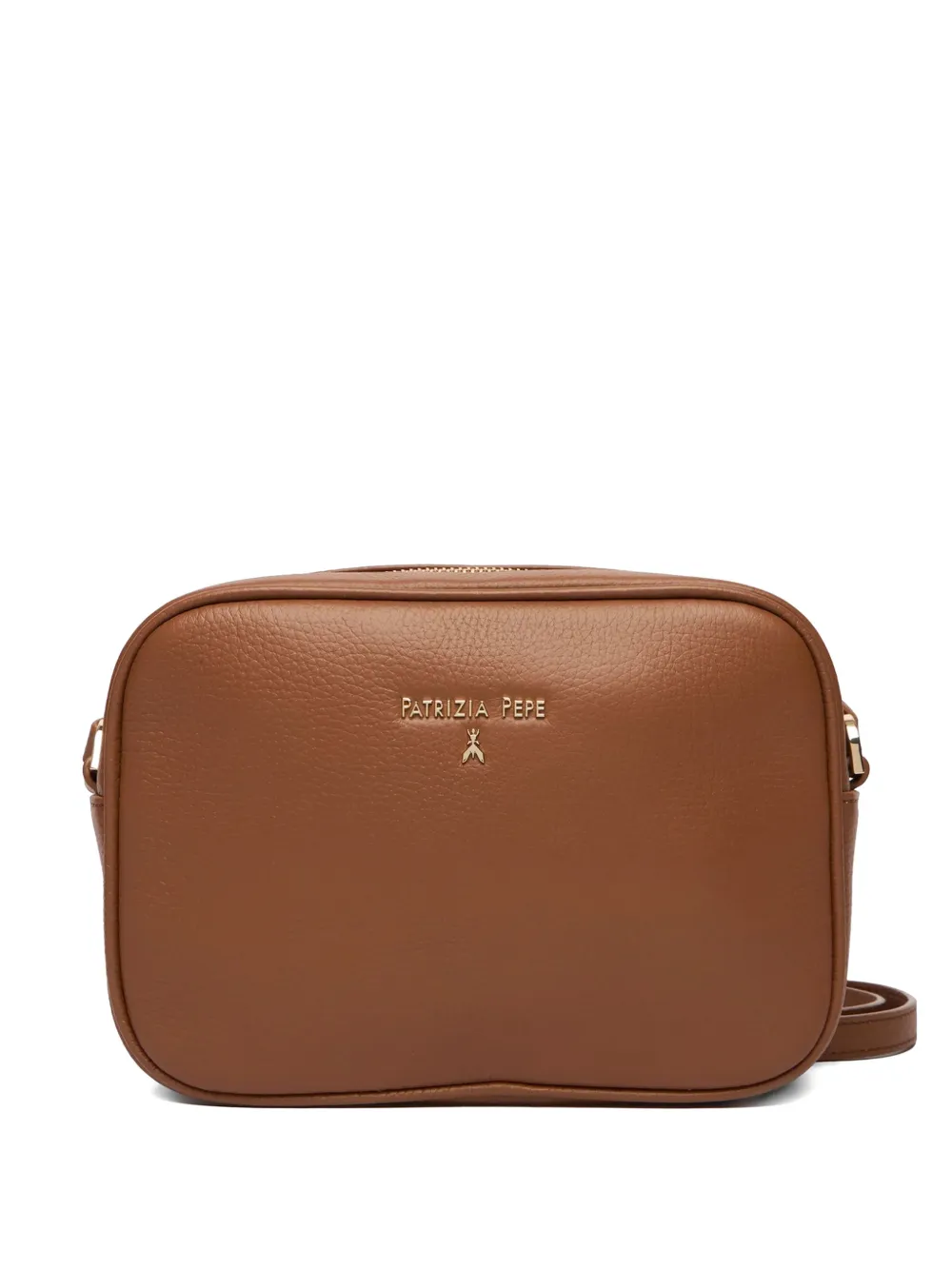 Patrizia Pepe logo-plaque cross body bag - Marrone