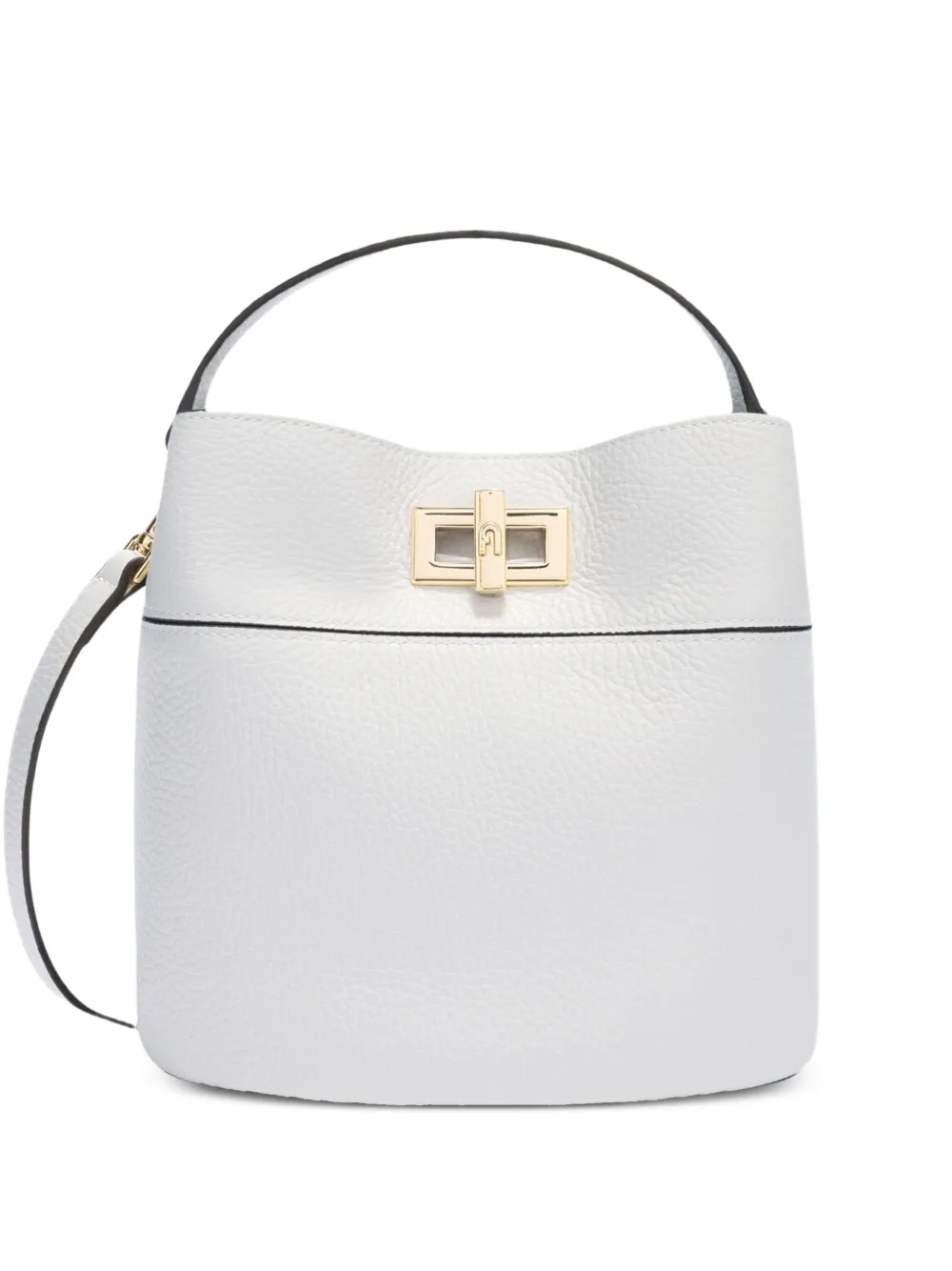 Furla top-handle bucket bag - Bianco