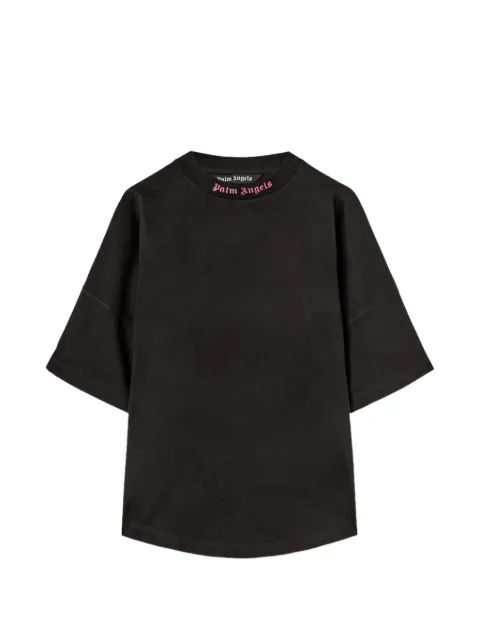 Palm Angels doubled-logo over T-shirt