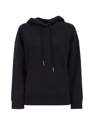 【美品】MaxMara ロング丈ジップパーカー スウェット ワンピース S Max Mara Smmjour Hoodie | Blue | FARFETCH