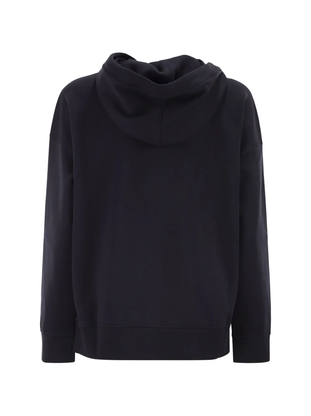  's Max Mara Drawstring Graphic Hoodie - Blue 