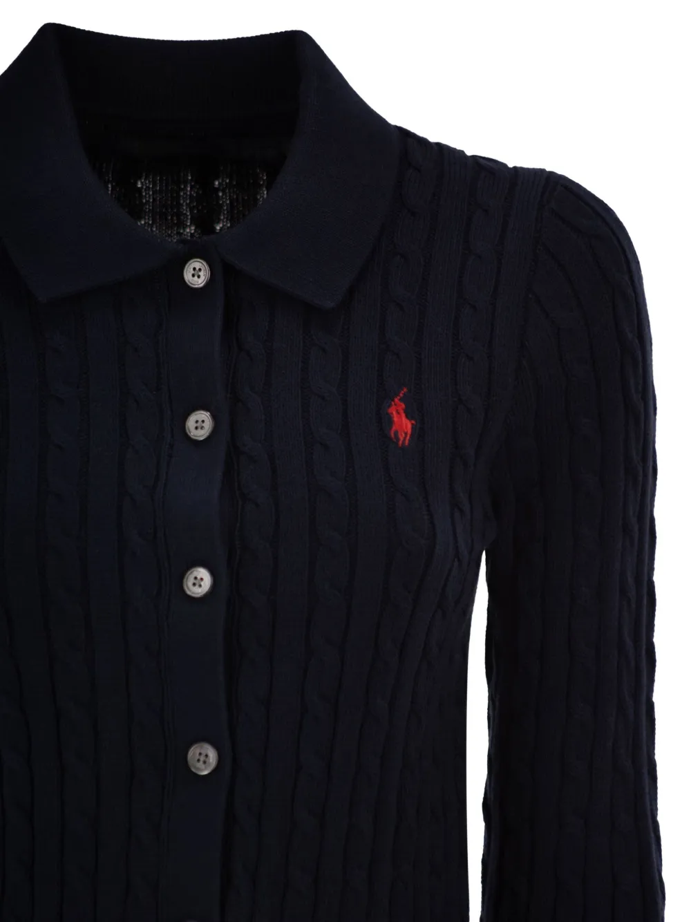 Polo Ralph Lauren Katoenen vest met geborduurd logo Blauw