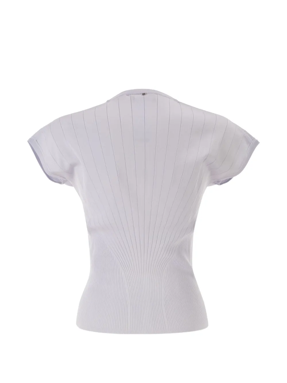 Sportmax Geribbelde trui met patroon Paars
