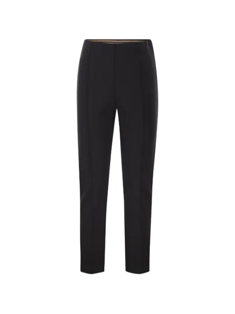 Max Mara slim fit crease trousers
