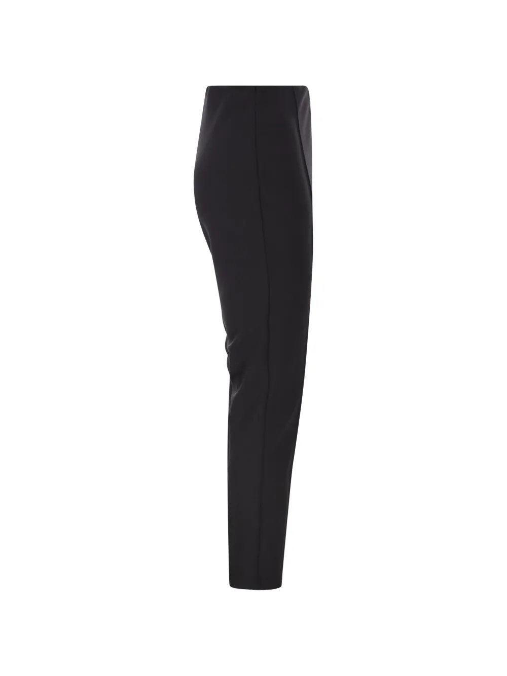  Max Mara Slim Fit Crease Trousers - Black 
