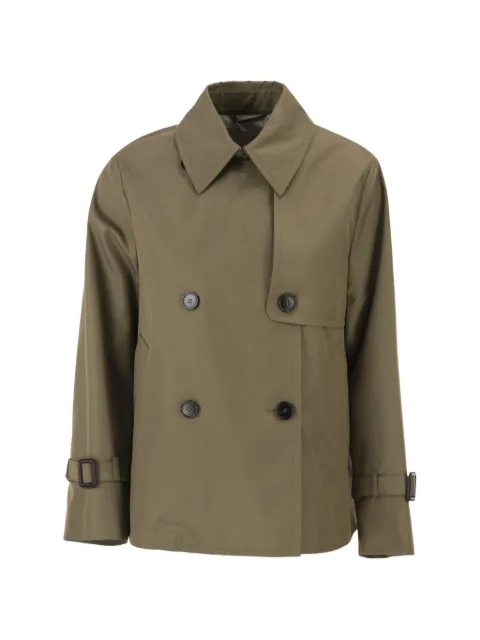 Weekend Max Mara double-breasted gabardine trench coat