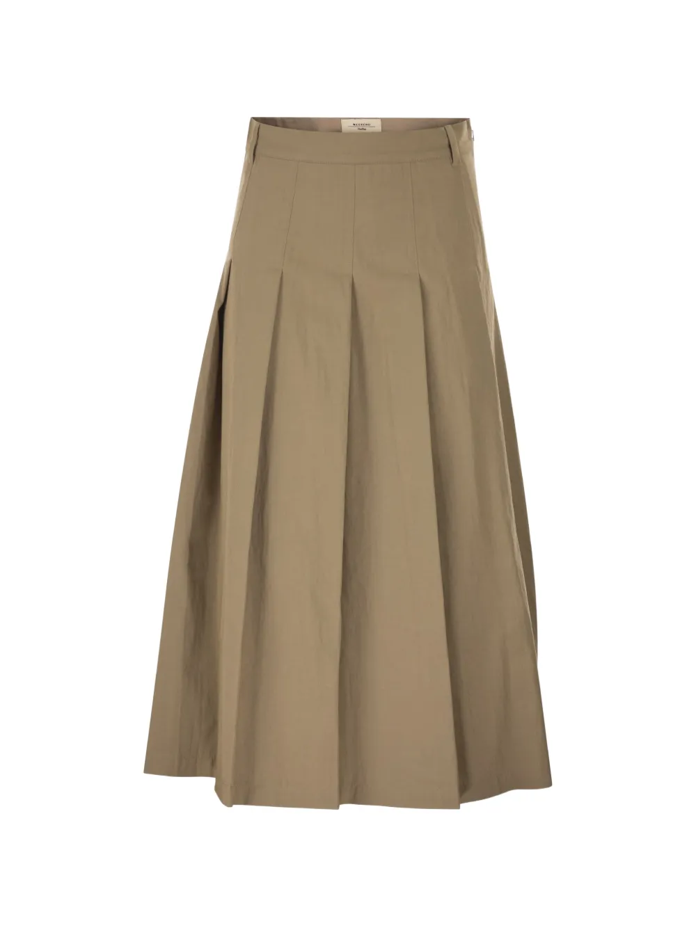 Weekend Max Mara pleated A-line skirt - Toni neutri