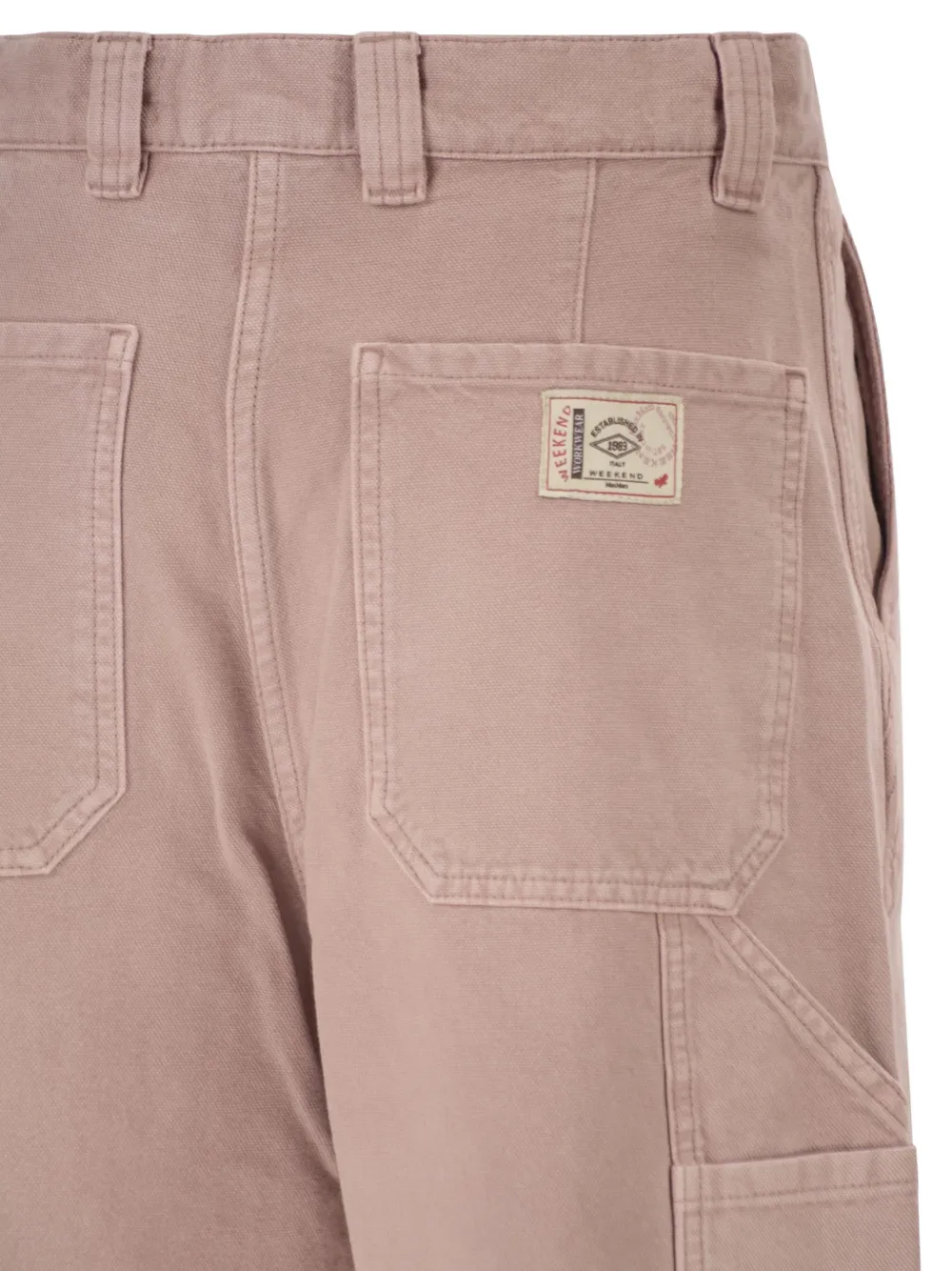 Weekend Max Mara Straight broek Roze