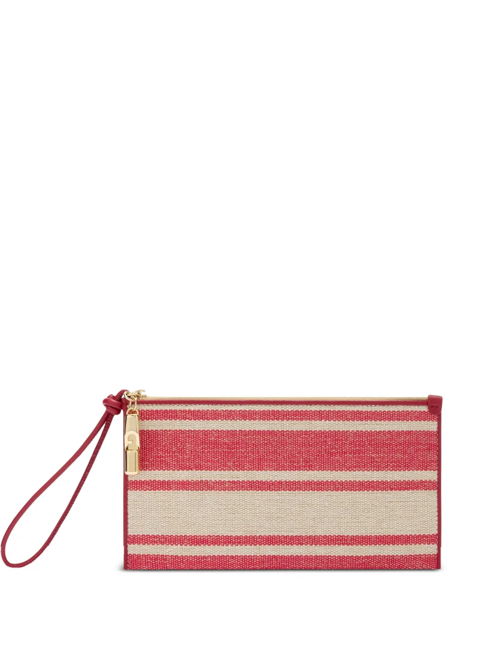 Furla Clutch Iride a righe - Rosso