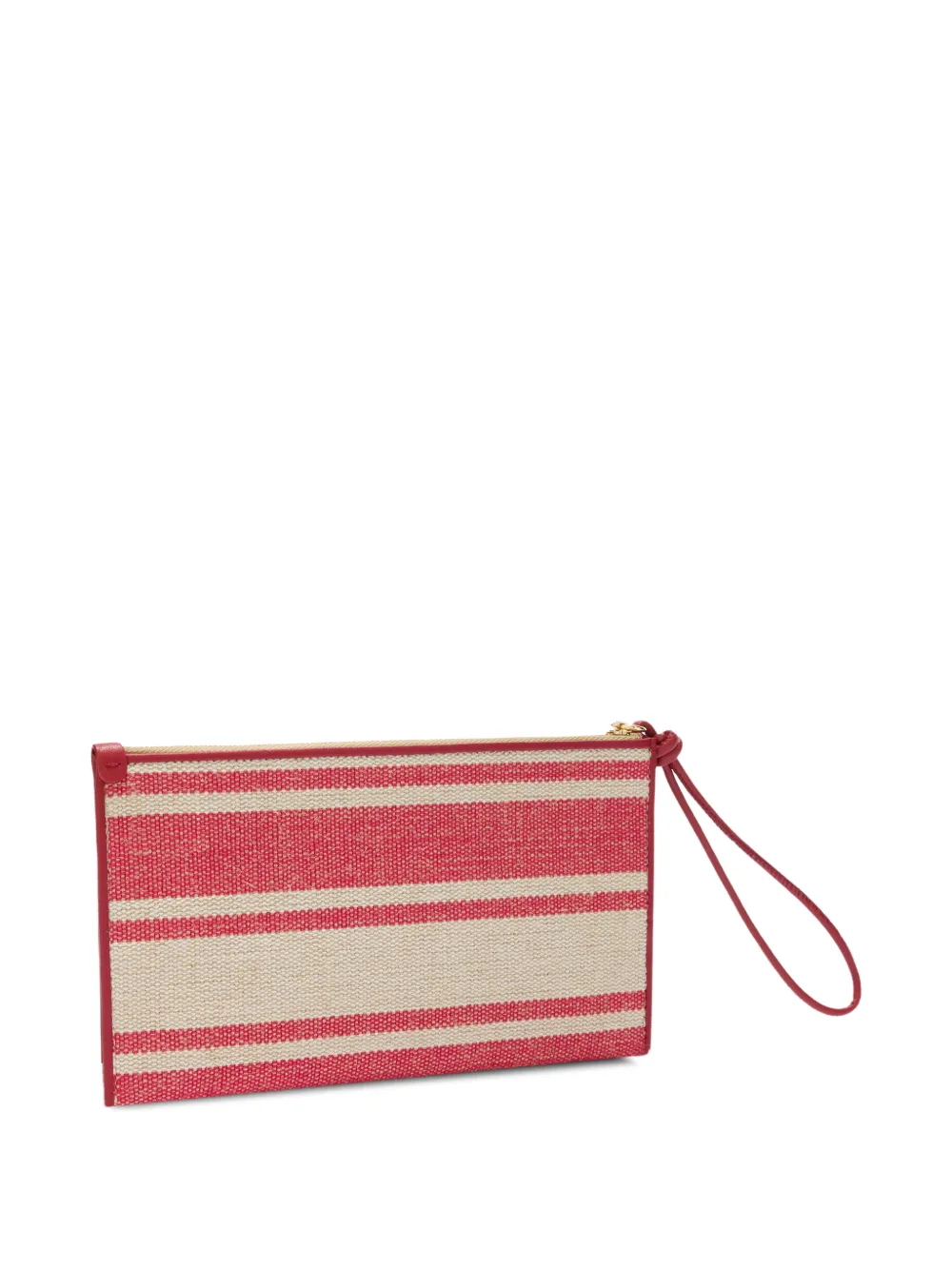 Furla Iride gestreepte envelop clutch Rood