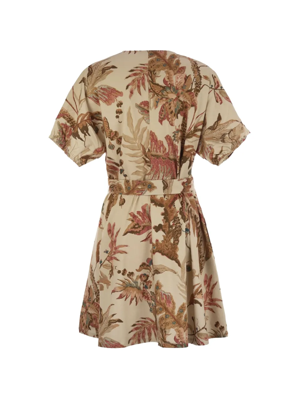  Weekend Max Mara Printed Belt Dress - Neutrals 