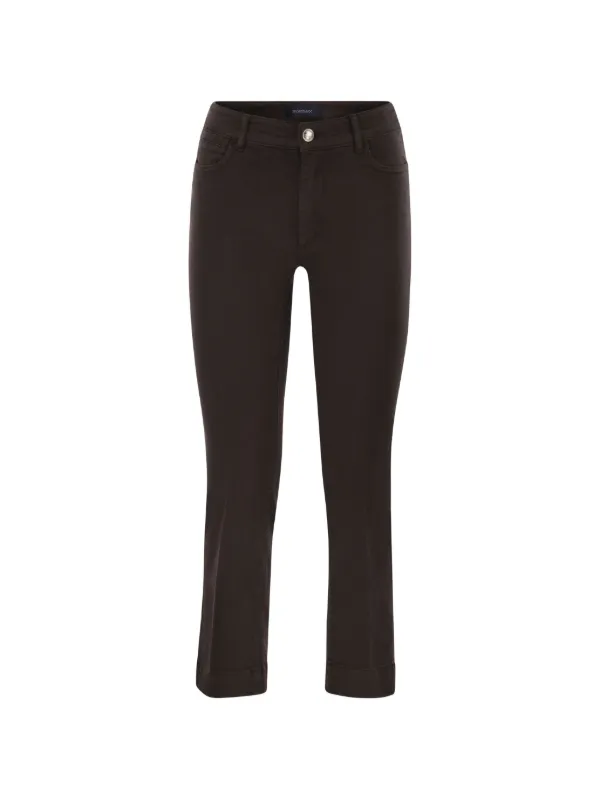 Sportmax Enna Flared Trousers in Brown