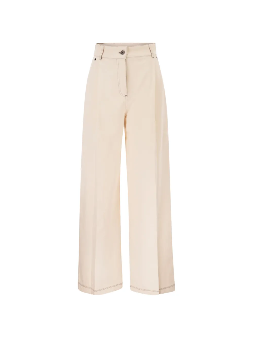 Max Mara wide-leg five-pocket trousers - Neutrals