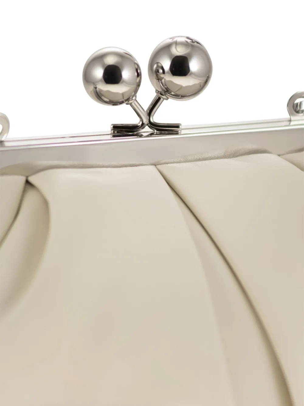 Prati Pleated Chain-Strap Clutch Bag
