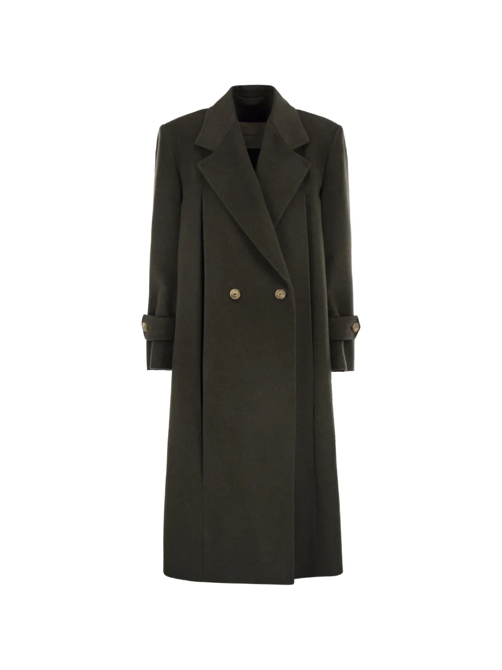 Weekend Max Mara lapel wool coat - Green