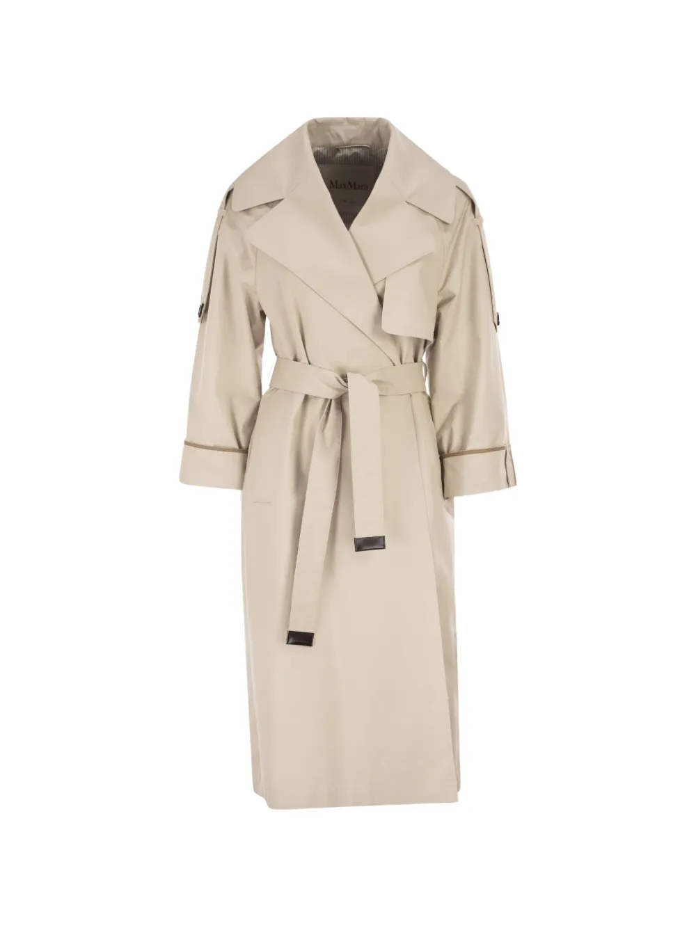 Max Mara belted trench coat - Nude