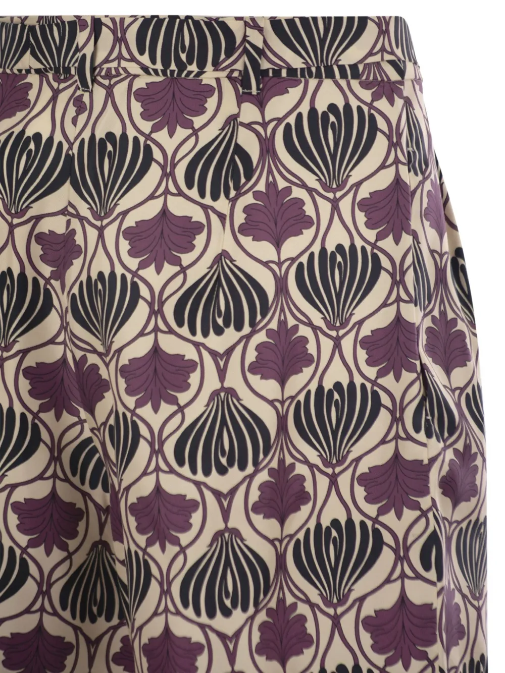 'S Max Mara Broek met print Paars